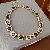 Wholesale Medieval Vintage Resin Necklace Supply for Retailers - 26# necklace-diamond square resin