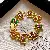 Wholesale Medieval Vintage Resin Necklace Supply for Retailers - 29# Bracelet-Oil dripping rectangular diamond door lock