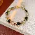 Wholesale Medieval Vintage Resin Necklace Supply for Retailers - 32# bracelet-diamond irregular oval shape