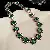 Wholesale Medieval Vintage Resin Necklace Supply for Retailers - 37# Necklace-Diamond Circle Flowers