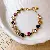 Wholesale Medieval Vintage Resin Necklace Supply for Retailers - 40# Bracelet-Tiger Head Diamond Circle