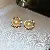 Wholesale Medieval Vintage Resin Necklace Supply for Retailers - 71# Silver Needle-Zircon Flower Pearl Stud Earrings