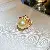Wholesale Medieval Vintage Resin Necklace Supply for Retailers - 73# Ring-Pearl Flower Zircon