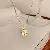 Wholesale Fritillaria Flower Medallion Necklace Supply for Retailers - Necklace - gold.