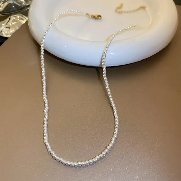 Imitation pearl necklace,tkmbeautysupply.com