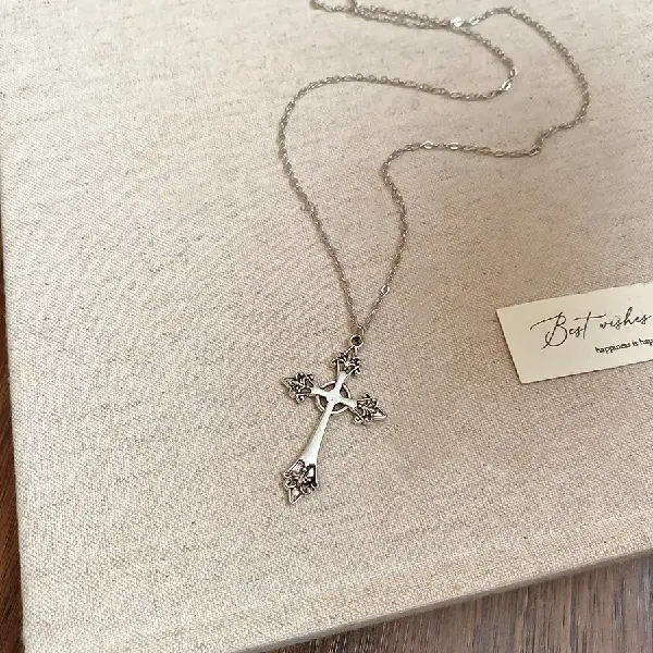 Cross pendant necklace,tkmbeautysupply.com