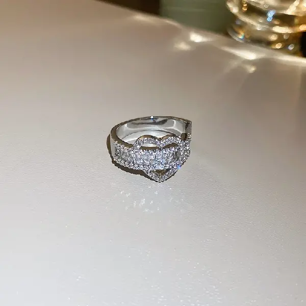42# Ring-Silver (Love)..,tkmbeautysupply.com
