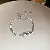 Wholesale Geometric Square Flower Bracelet Set with Zircon - 4# Bracelet-Zircon butterfly pull-out bracelet