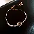 Wholesale Geometric Square Flower Bracelet Set with Zircon - 9# bracelet-square zircon pull-out bracelet