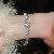 Wholesale Geometric Square Flower Bracelet Set with Zircon - 20# Bracelet-Zircon round flower buckle bracelet