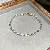 Wholesale Geometric Square Flower Bracelet Set with Zircon - 30# Bracelet-Glass rectangular simple fashion buckle bracelet