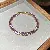 Wholesale Geometric Square Flower Bracelet Set with Zircon - 33# Bracelet-18k real gold electroplated zircon square fashion buckle bracelet