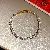 Wholesale Geometric Square Flower Bracelet Set with Zircon - 37# Bracelet-Zircon square round diamond simple fashion buckle bracelet