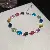 Wholesale Geometric Square Flower Bracelet Set with Zircon - 39# Bracelet-Zircon Oval Fashionable and Exquisite Adjustable Bracelet
