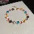 Wholesale Geometric Square Flower Bracelet Set with Zircon - 40# Bracelet-Zircon rhombus rectangular fashionable and exquisite adjustable bracelet