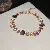 Wholesale Geometric Square Flower Bracelet Set with Zircon - 44# Bracelet-Zircon rectangular fashionable and exquisite adjustable bracelet