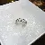 Wholesale Vintage Zircon Open Ring for Retail Success - 24# zircon double layer open ring