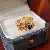 Wholesale Vintage Zircon Open Ring for Retail Success - 40# zircon square open ring (real gold plating)