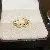 Gold Electroplated Zircon Ring Wholesale Quality Assured - 4# Ring-Golden Real Gold Plating