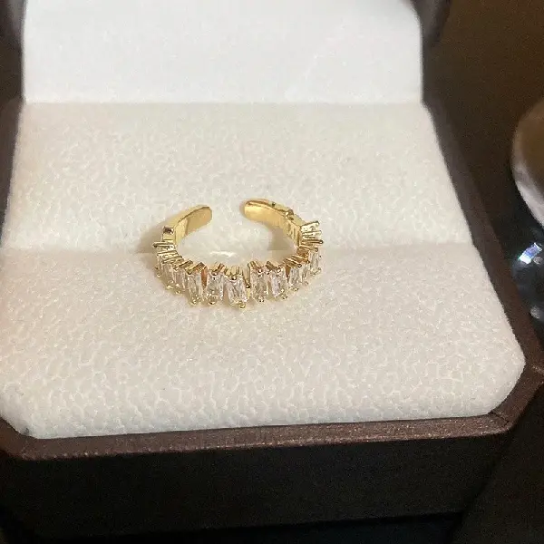 4# Ring-Golden Real Gold Plating,tkmbeautysupply.com