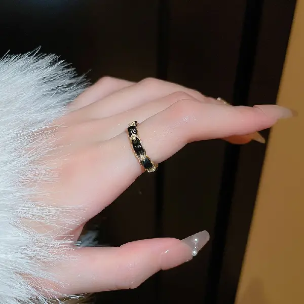 7# ring-golden winding (real gold plating),tkmbeautysupply.com