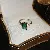 Gold Electroplated Zircon Ring Wholesale Quality Assured - Emerald Zircon Square Open Ring