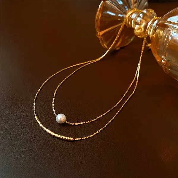 Necklace - gold,tkmbeautysupply.com