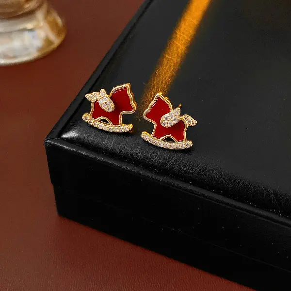 Silver needle-gold-red (real gold plating),tkmbeautysupply.com