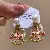 Wholesale Real Gold Electroplated Zircon Jewelry Supply - 1# Silver Needle Pearl Oil Drop Pony