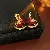 Wholesale Real Gold Electroplated Zircon Jewelry Supply - 7# Earrings-Oil-Drip Zircon Pony