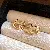 Wholesale Real Gold Electroplated Zircon Jewelry Supply - 19# Silver Needle-Xiao Ma Fashion Earrings