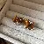 Wholesale Real Gold Electroplated Zircon Jewelry Supply - 44# silver needle zircon resin pony earrings