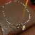 Wholesale Real Gold Electroplated Zircon Pony Charm Jewelry Supply - 88## Necklace-Wooden Pony Heart