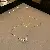 Freshwater Pearl Necklace Wholesale - Quality Clavicle Chain Supply - Real gold electroplated imitation pearl necklace