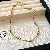 Titanium Steel Natural Stone Rice Bead Necklace Wholesale Quality - Natural stone bead crystal necklace