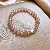 Wholesale Chinese Artificial White Citrine Bracelet – Retro Style Supply - 21# Zircon Ball Strawberry Crystal Bracelet 6mm-Exquisite Gift Box