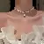 Wholesale Retro Pearl Necklaces - High-end Versatile Chokers Supply - 11# necklace.