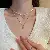 Wholesale Retro Pearl Necklaces - High-end Versatile Chokers Supply - 15# golden round beads imitation pearls