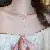 Wholesale Retro Pearl Necklaces - High-end Versatile Chokers Supply - 30# Necklace-Golden Pearl Camellia Flower Double Layer