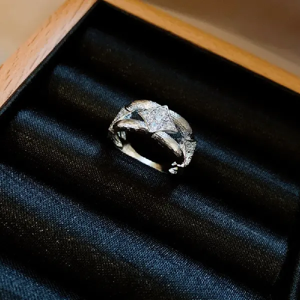 47# Ring-Silver-Rhombus,tkmbeautysupply.com
