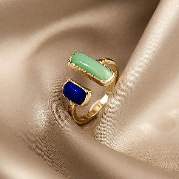 51# Ring-Green-Blue-Square,tkmbeautysupply.com