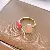 Medieval Vintage Wholesale Ring for Retailers Boosting Sales - 53# ring-pink-square