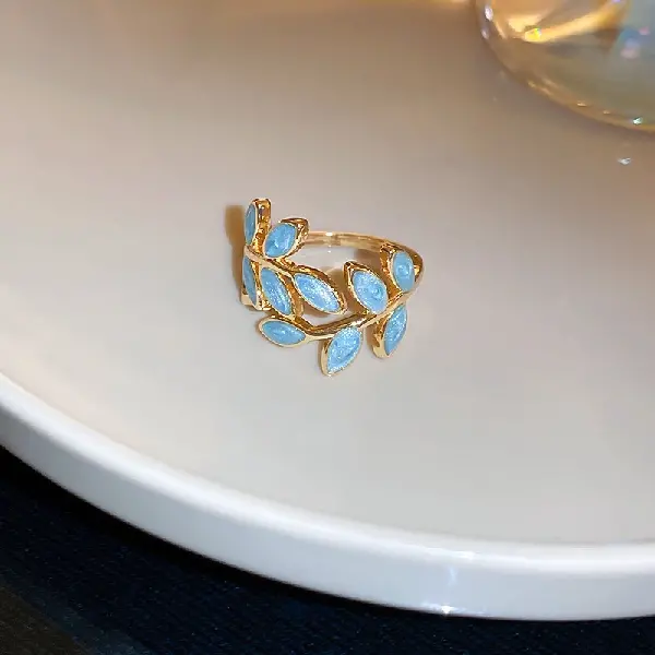 59# Ring-Blue-Wheat,tkmbeautysupply.com