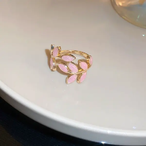 60# Ring-Pink-Wheat,tkmbeautysupply.com
