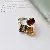 Medieval Vintage Wholesale Ring for Retailers Boosting Sales - 134# ring-brown-round