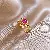 Wholesale Medieval Vintage Rings – High-End Retro Palace Style - 176# ring-gold (real gold plating)