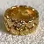 Wholesale Medieval Vintage Rings – High-End Retro Palace Style - 196# ring-gold (real gold plating)