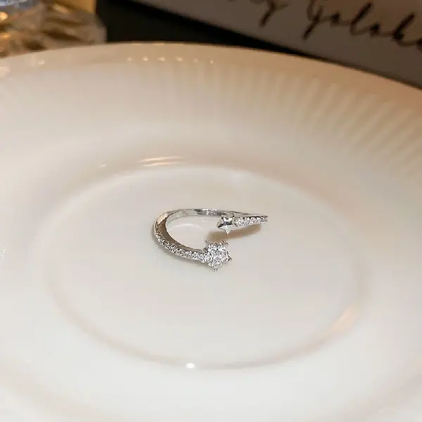 Ring-Zircon Star Opening,tkmbeautysupply.com