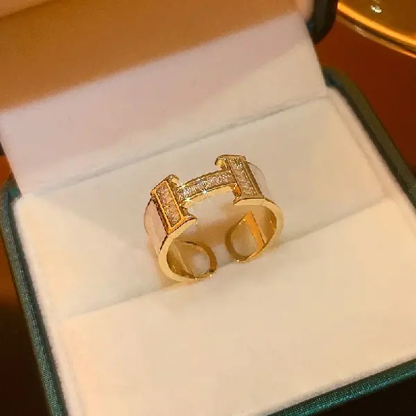 7# ring-gold I-shaped,tkmbeautysupply.com