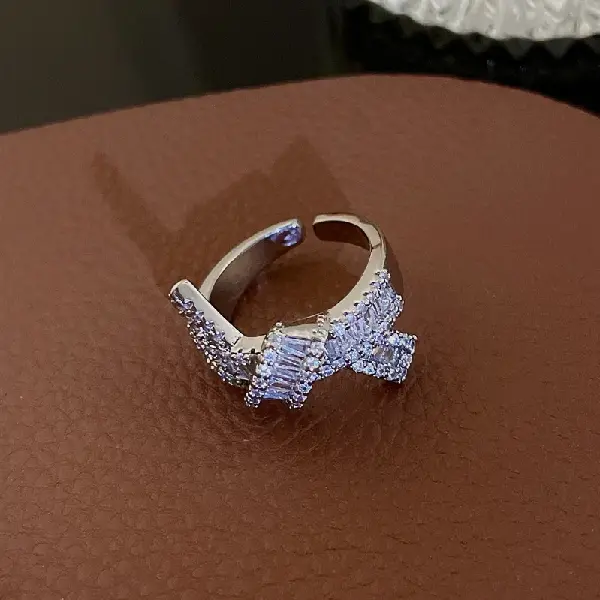12# ring-silver knotted,tkmbeautysupply.com